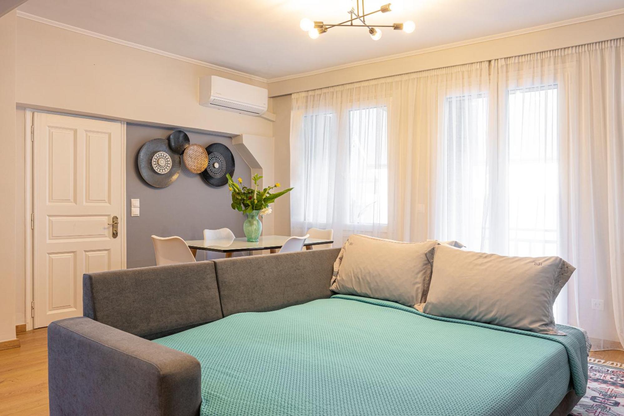 Pythagorio Blue Street Apartment With Balcony Eksteriør billede
